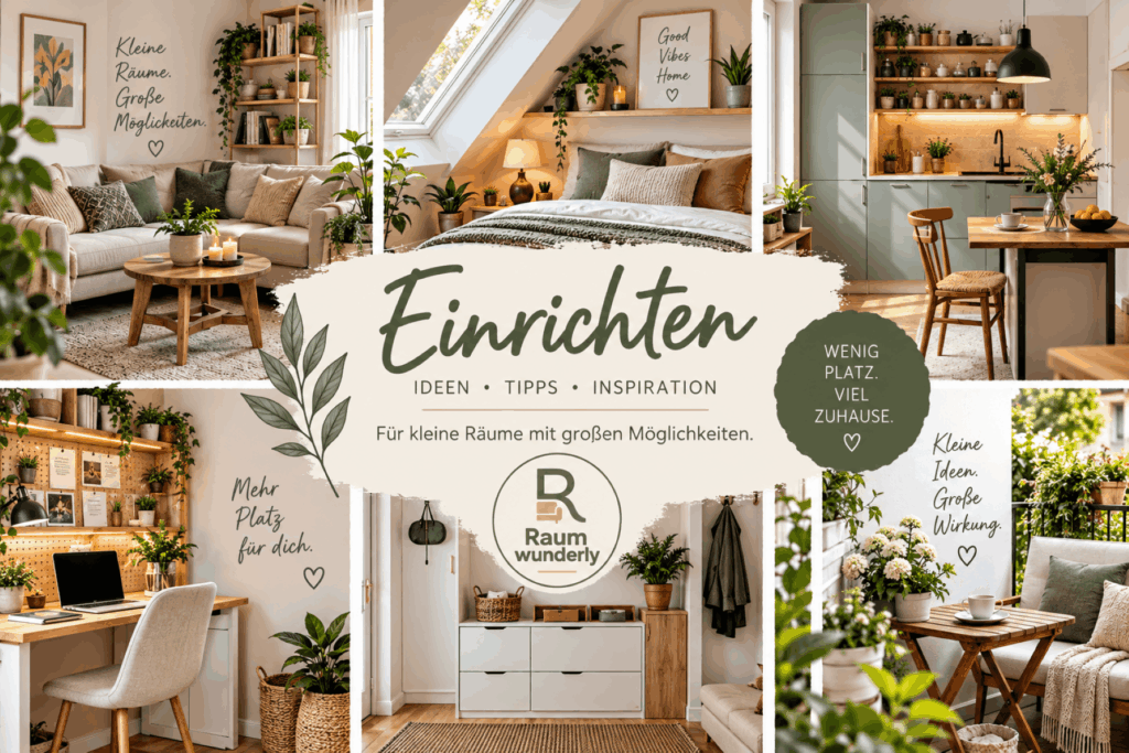 Verschiedene Räume einrichten